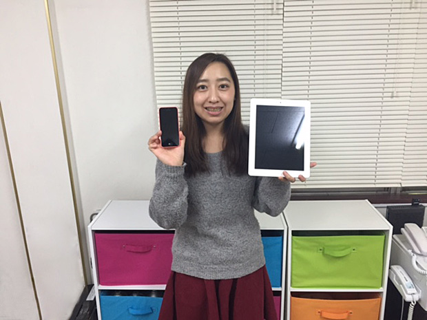 iphone・iPad修理のクイック千葉津田沼店、店長の高田